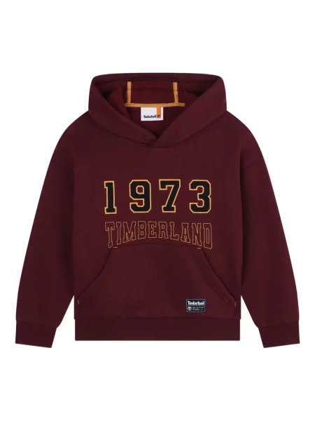 Bluza z kapturem dziecięca Timberland czerwona