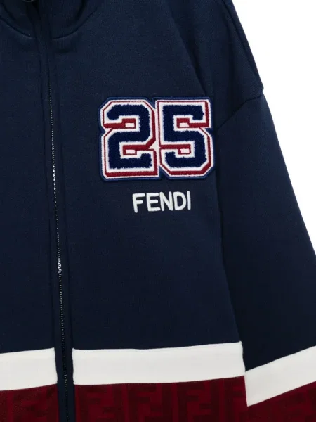Bluza rozpinana dziecięca Fendi niebieska