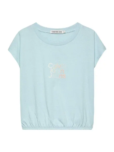 Tricou copii Calvin Klein Jeans albastru