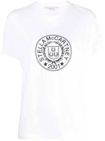 Tricou Stella Mccartney cu imagine alb