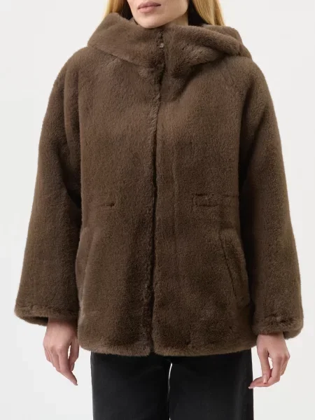Шуба Emporio Armani коричнева