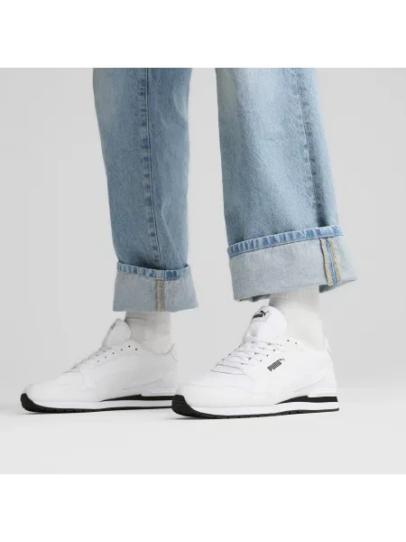 Skórzane sneakersy unisex ST Runner v4 białe