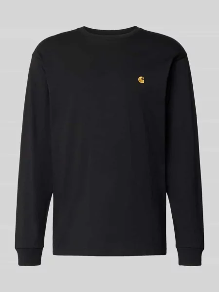 Longsleeve z wyszytym logo Carhartt Work In Progress czarna