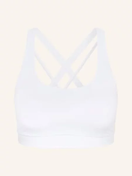 Lululemon Sportovní Podprsenka Energy bílá