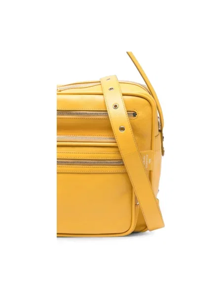 Torebka Acne Studios skórzana żółta