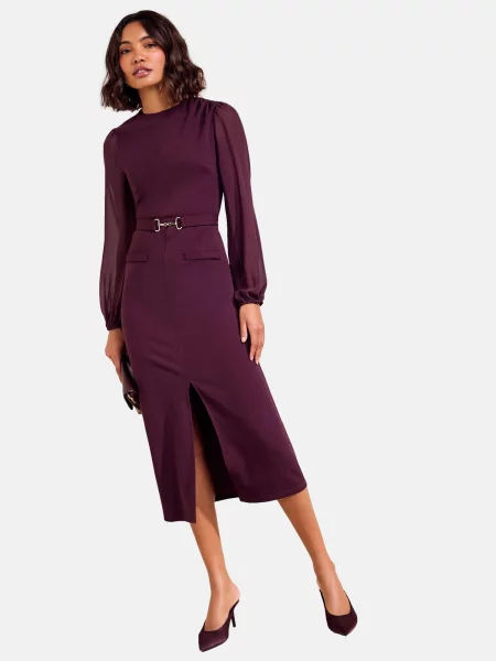 Friends Like These Rochie burgundy roșu