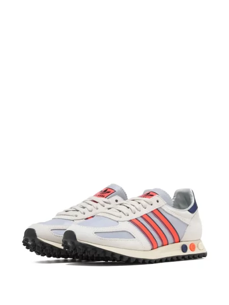 Prugasta nogomet majica Adidas s autogramom bijela