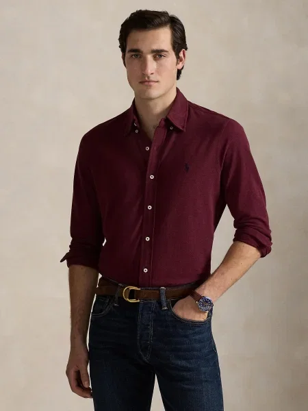 Polo Ralph Lauren Cămașă vin roșu