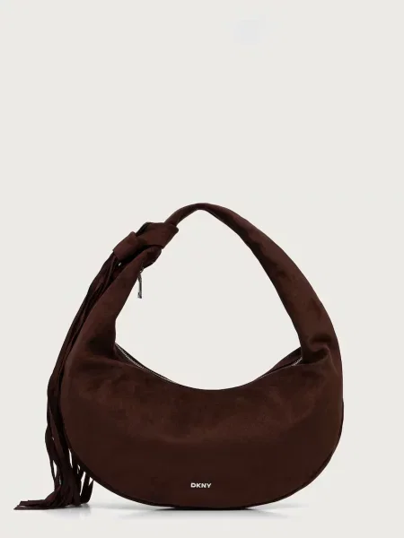 Geanta hobo Dkny din piele maro