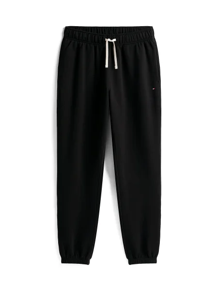 TOMMY HILFIGER Hlače Essential rdeča / črna bela