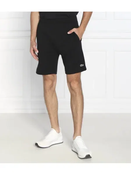 Lacoste Pantaloni Scurți | Regular Fit negru