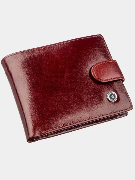 Кожаный кошелек Boston Leather Accessories коричневый