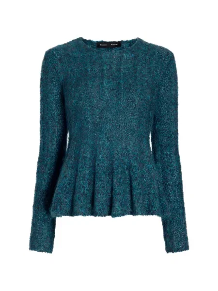 Top Proenza Schouler de mohair albastru