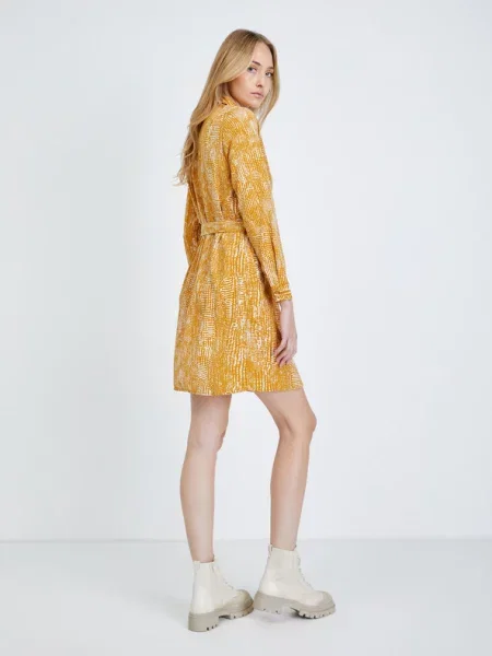 Рокля тип риза Vero Moda жълто