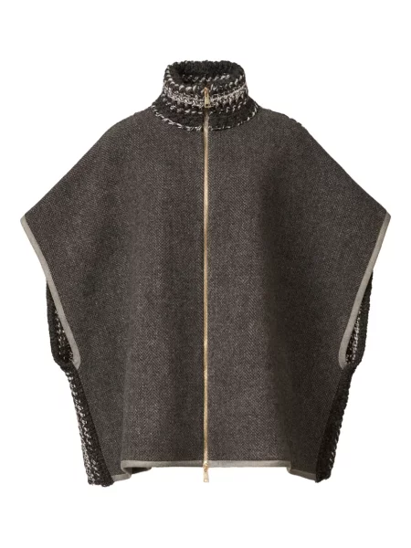 Płaszcz Fabiana Filippi w jodełkę szary