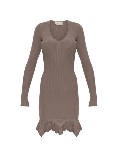 Rochie Blumarine tricotate cu volane gri