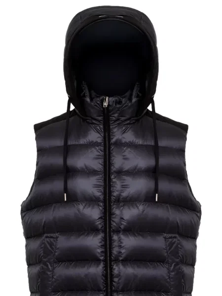 Vestă Herno cu glugă negru