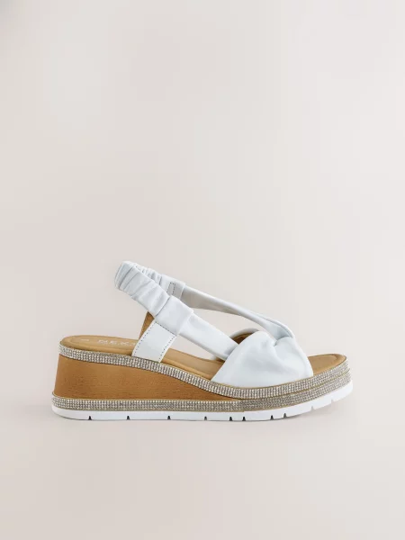 Next Sandale Forever Comfort' alb
