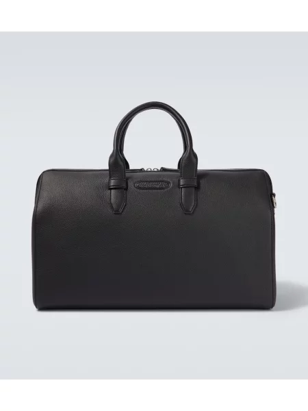 Geantă Brioni din piele negru