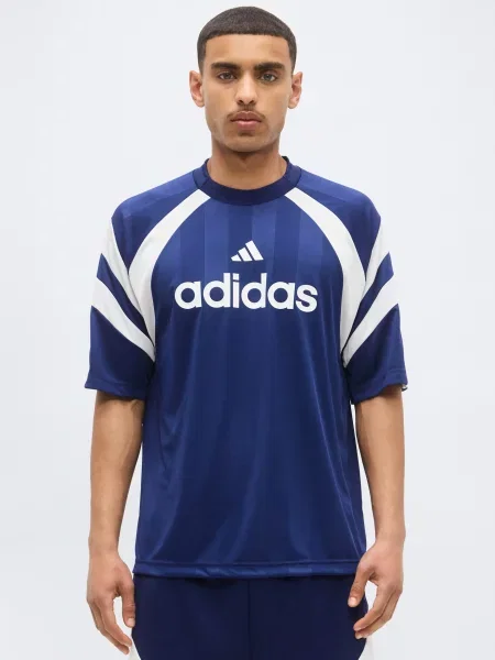 ADIDAS SPORTSWEAR Funkčné tričko TIRO námornícka modrá biela