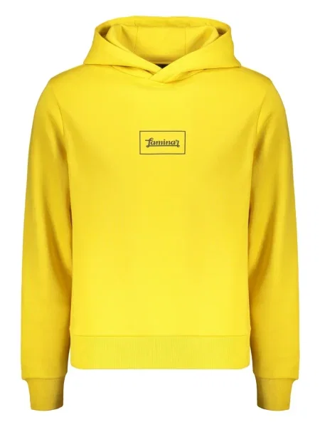 Hanorac cu glugă Herno cu imagine galben