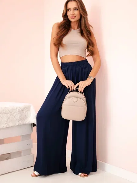 Pantaloni Kesi Włoski albastru