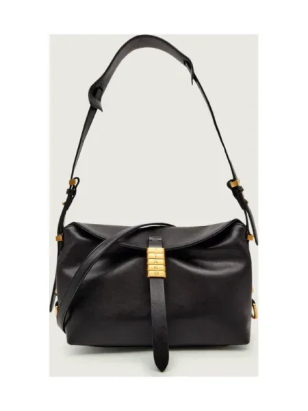 PINKO Geantă Saddle Baguette Mini AI PLTT negru