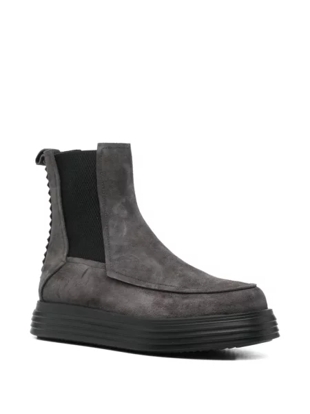 Botine The Antipode din piele de căprioară gri