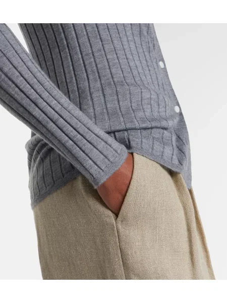 Cardigan Toteme de mătase gri