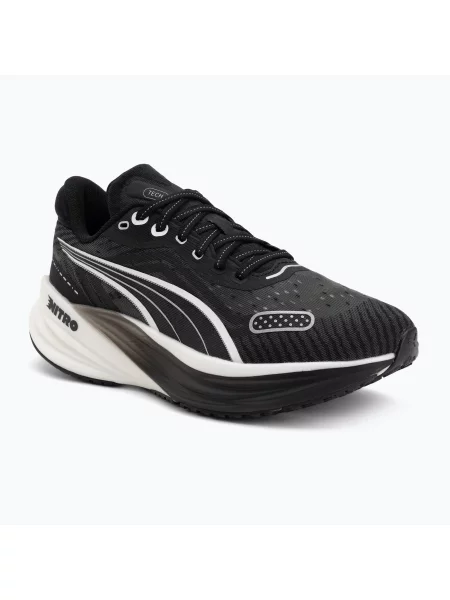 Încălțăminte de alergare pentru femei Puma Magnify Nitro 2 Tech black/white/grey alb