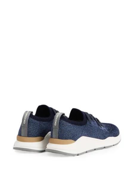 Sneakersy dziecięce Brunello Cucinelli niebieskie