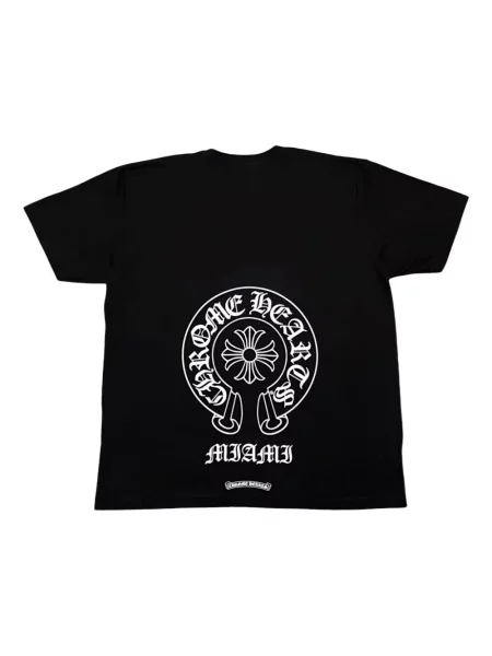 Тениска Chrome Hearts със сърца черно