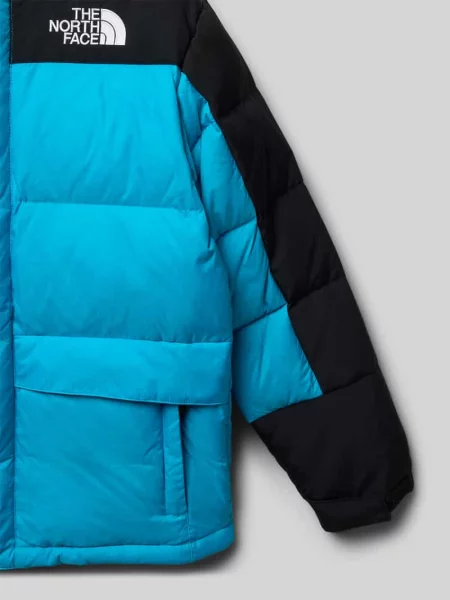 Kurtka pikowana z kapturem model ‘HMLYN’ The North Face niebieska