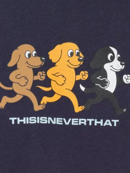 Tricou This Is Never That cu imagine albastru