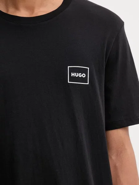 Футболка HUGO однотонна чорний