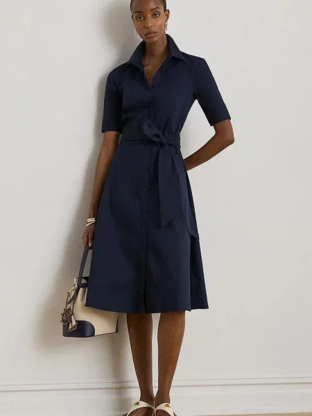 Lauren Ralph Lauren rochie tip cămașă cu