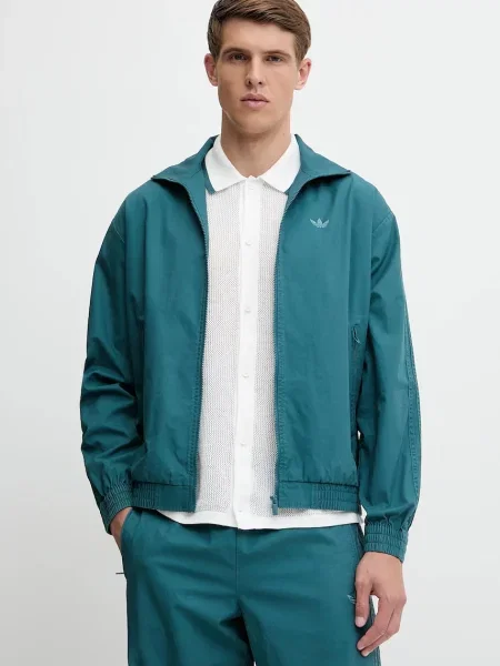 Adidas Originals geacă Firebird Jacket de tranzitie turcoaz