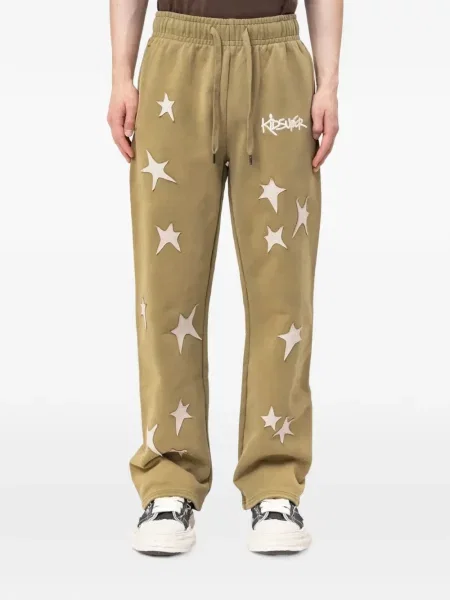 Pantaloni Kidsuper alergare verde