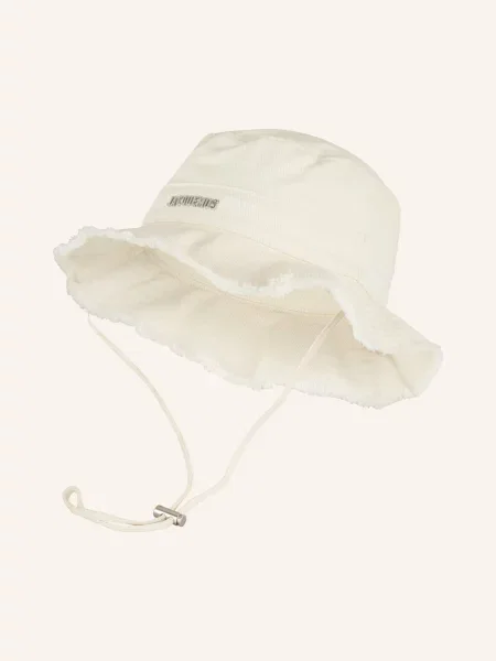 Jacquemus Klobouk Bucket Hat Le Bob Artichaut režná