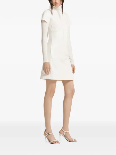 Scurt rochie mini Courreges alb