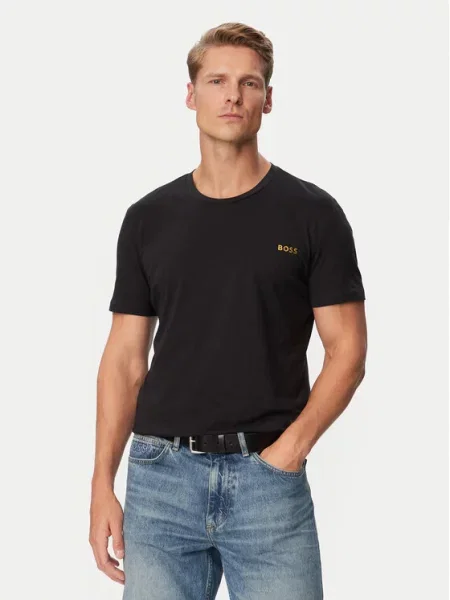 BOSS majica za plažu za muškarce T-Shirt special crna