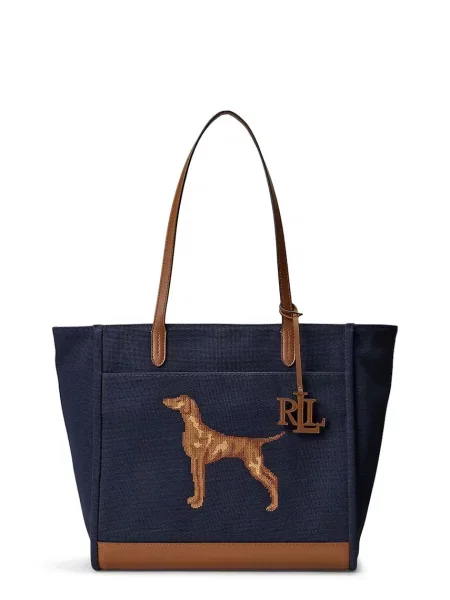 Geantă LAUREN RALPH LAUREN Bleumarin
