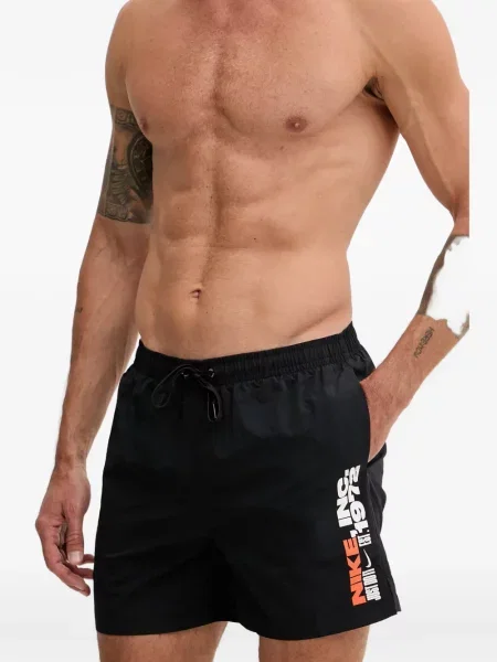 Slip de baie Nike maro