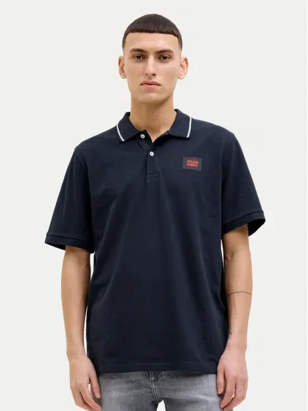 Jack&Jones Tricou polo Hudson Bleumarin