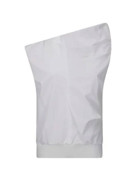 Pulover Sacai din poplin alb