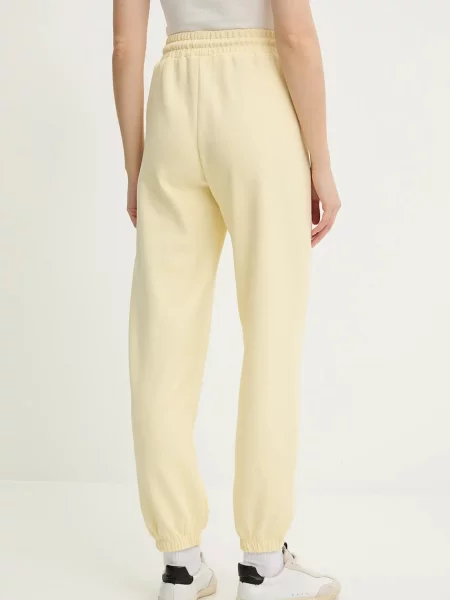 Однотонные спортивные штаны Answear Lab желтые