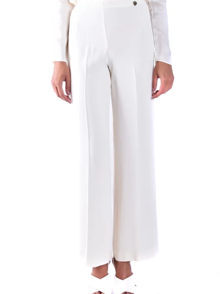 Pantaloni Twinset alb