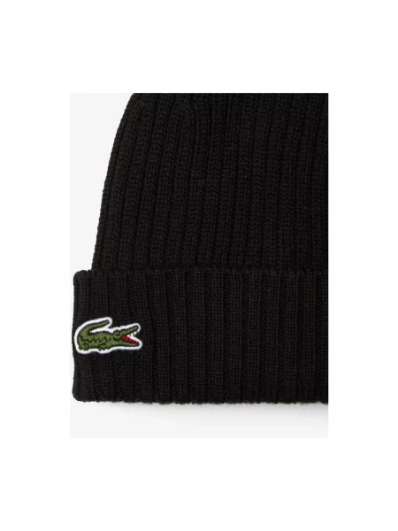 Czapka Lacoste chunky czarna