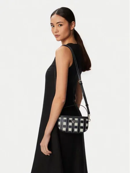 Дамска чанта Guess Frankie Mini черен