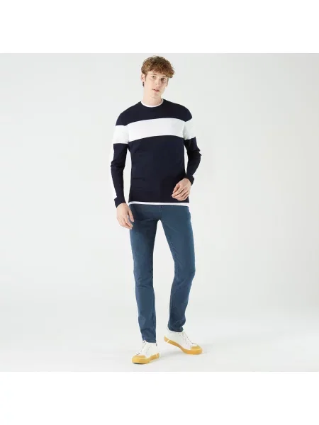 Lacoste Sweter granatowy